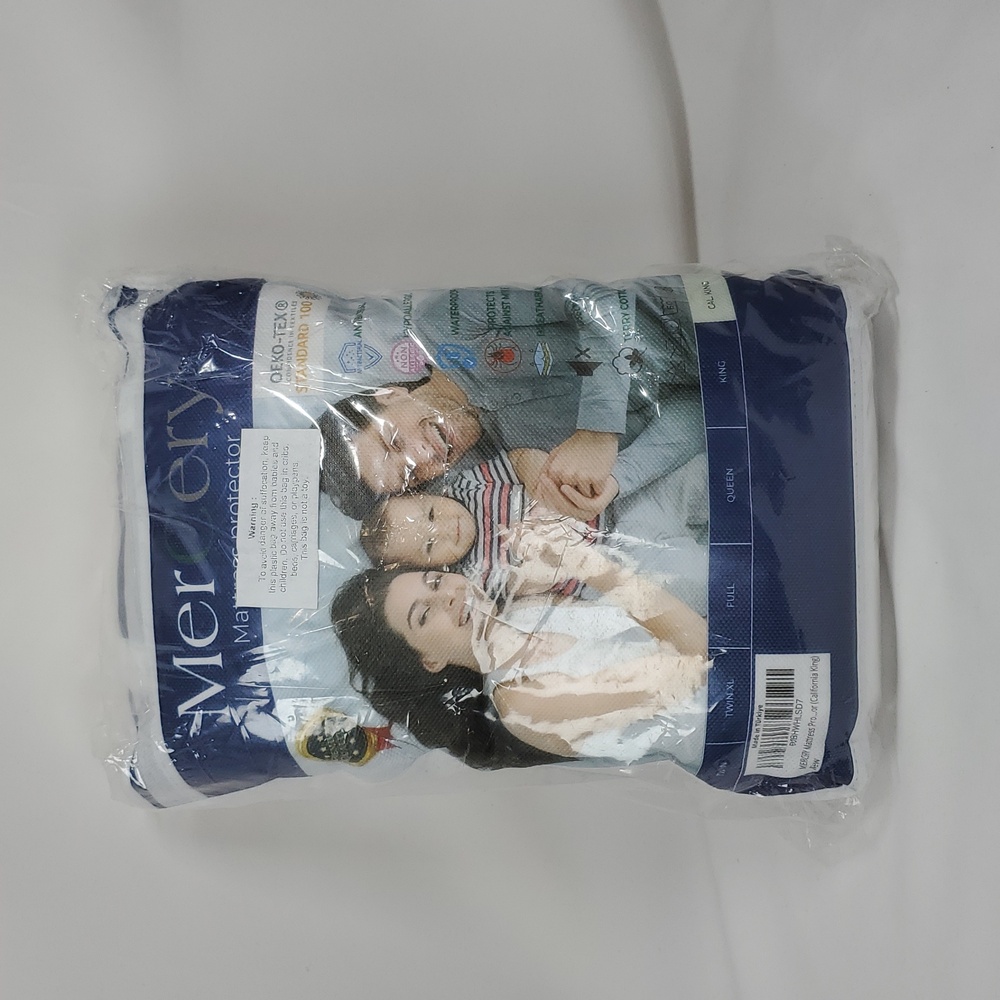 Mercery Waterproof Mattress Protector - Turkish Terry Cotton - CAL KING